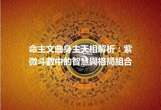 命主文曲身主天相解析：紫微斗數中的智慧與格局組合