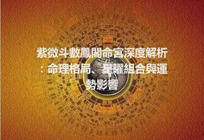 紫微斗數鳳閣命宮深度解析：命理格局、星曜組合與運勢影響
