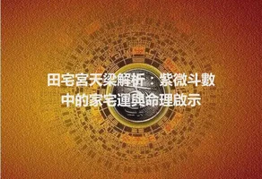 田宅宮天梁解析：紫微斗數中的家宅運與命理啟示