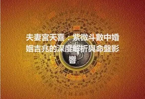 夫妻宮天喜：紫微斗數中婚姻吉兆的深度解析與命盤影響