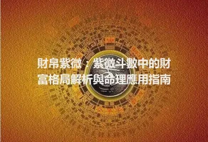 財帛紫微：紫微斗數中的財富格局解析與命理應用指南