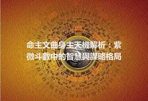 命主文曲身主天機解析：紫微斗數中的智慧與謀略格局
